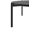 Armen Living Tiffany Outdoor Patio Round Coffee Table in Black Aluminum 840254332577 - alternate 2